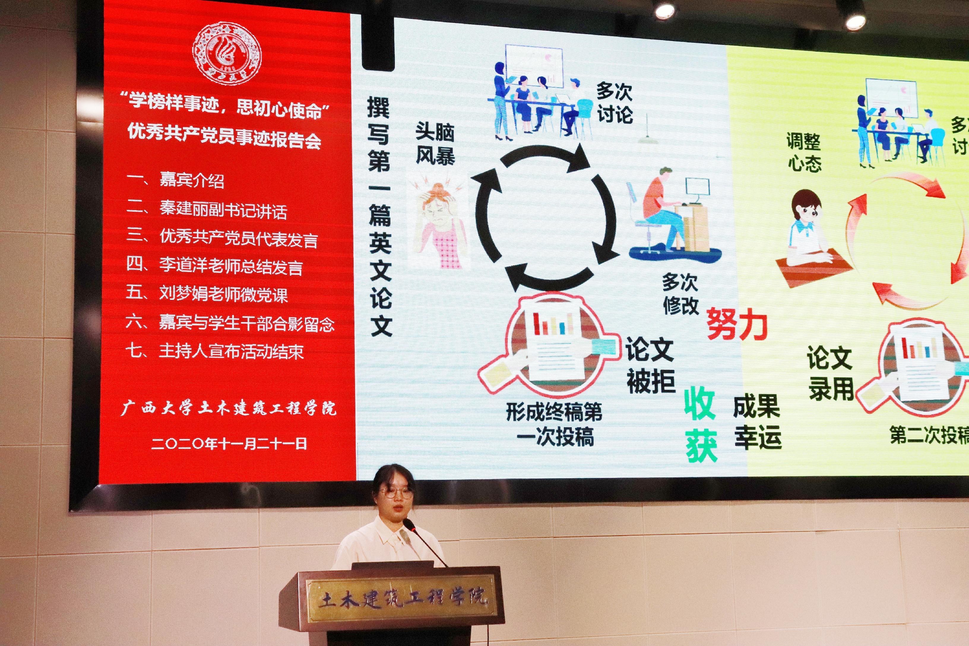 说明: E:\土木宣传部\williamhill威廉希尔官网优秀学生党员先进事迹报告会照片\优秀学生党员代表发言 (3).jpg